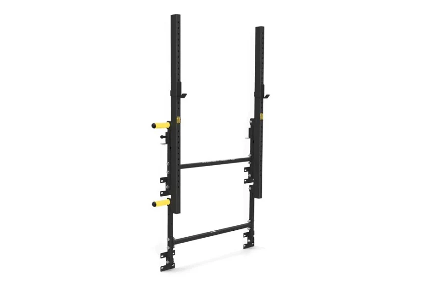 Warrior Wall-Mounted Fold-Up Squat Rack V2 - SALE - Image 3